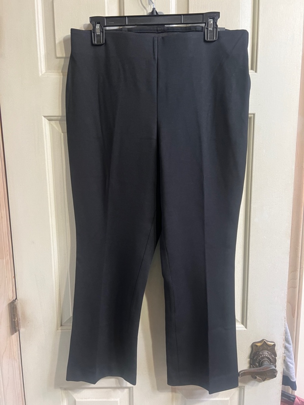 Talbots Black Montauk High-Waist Flare Pant